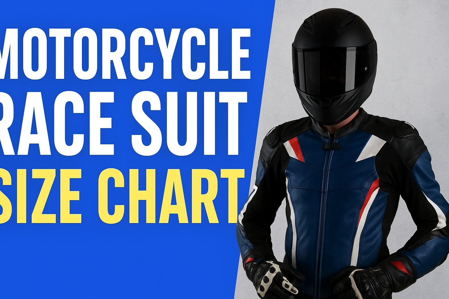 RACING SUIT SIZE CHART