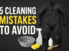 motorcycle suit cleaning mistakes