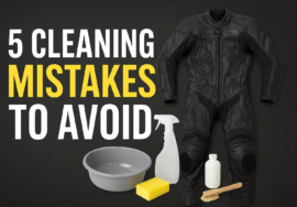 motorcycle suit cleaning mistakes