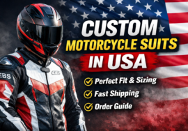 custom motorcycle suits in USA