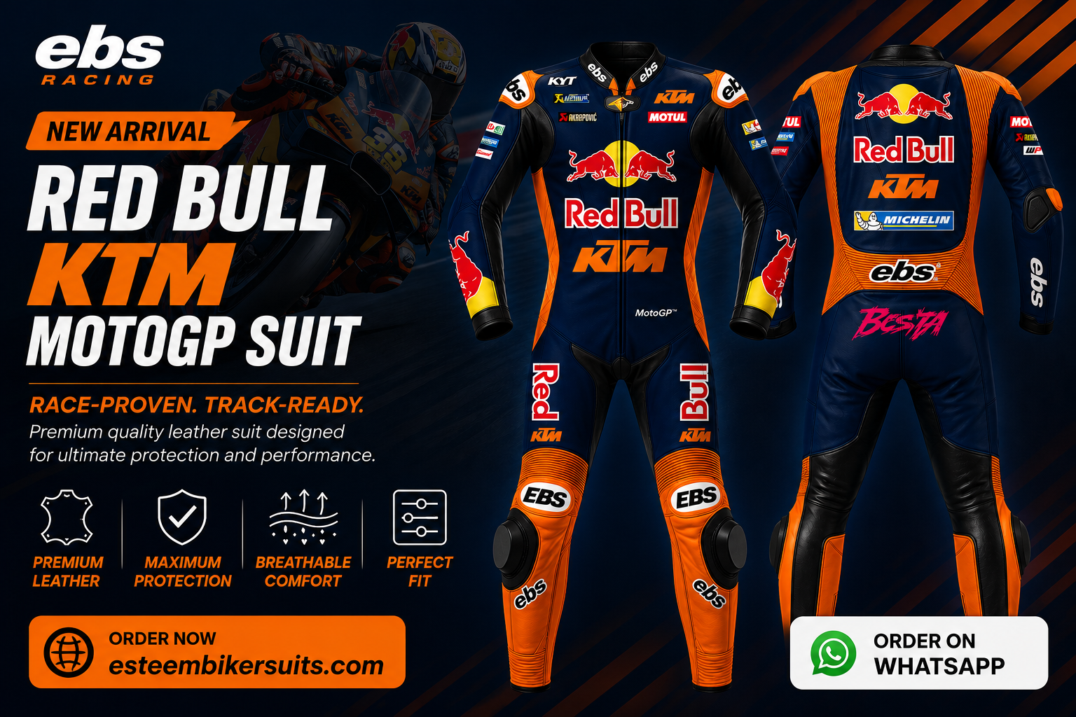 Enea Bastianini Suit Red Bull KTM Tech3 MotoGP 2026